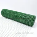 الأخضر PVC مطلي بلفة سلكية ملحمة لفة